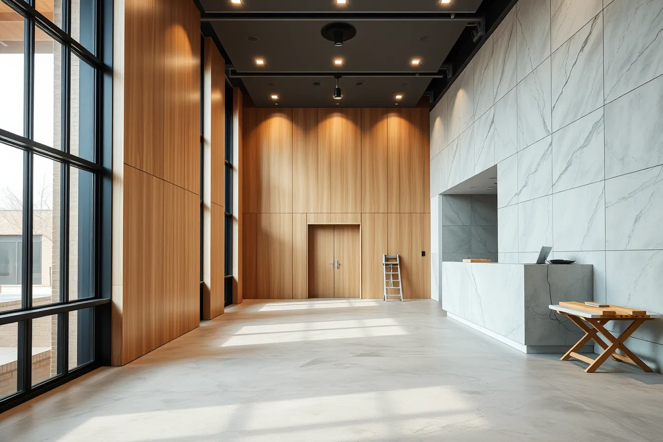 Finished interior illustrating property maintenance and turnover work